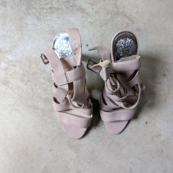 Vince Camuto Shoes - Vince Camuto Nude Strappy Sandals